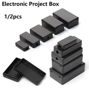 Новый 9 Размеров ABS Пластик Электронный проектный бокс Высококачественный Черный корпус для инструментов Корпус Коробки Водонепроницаемый чехол Проект